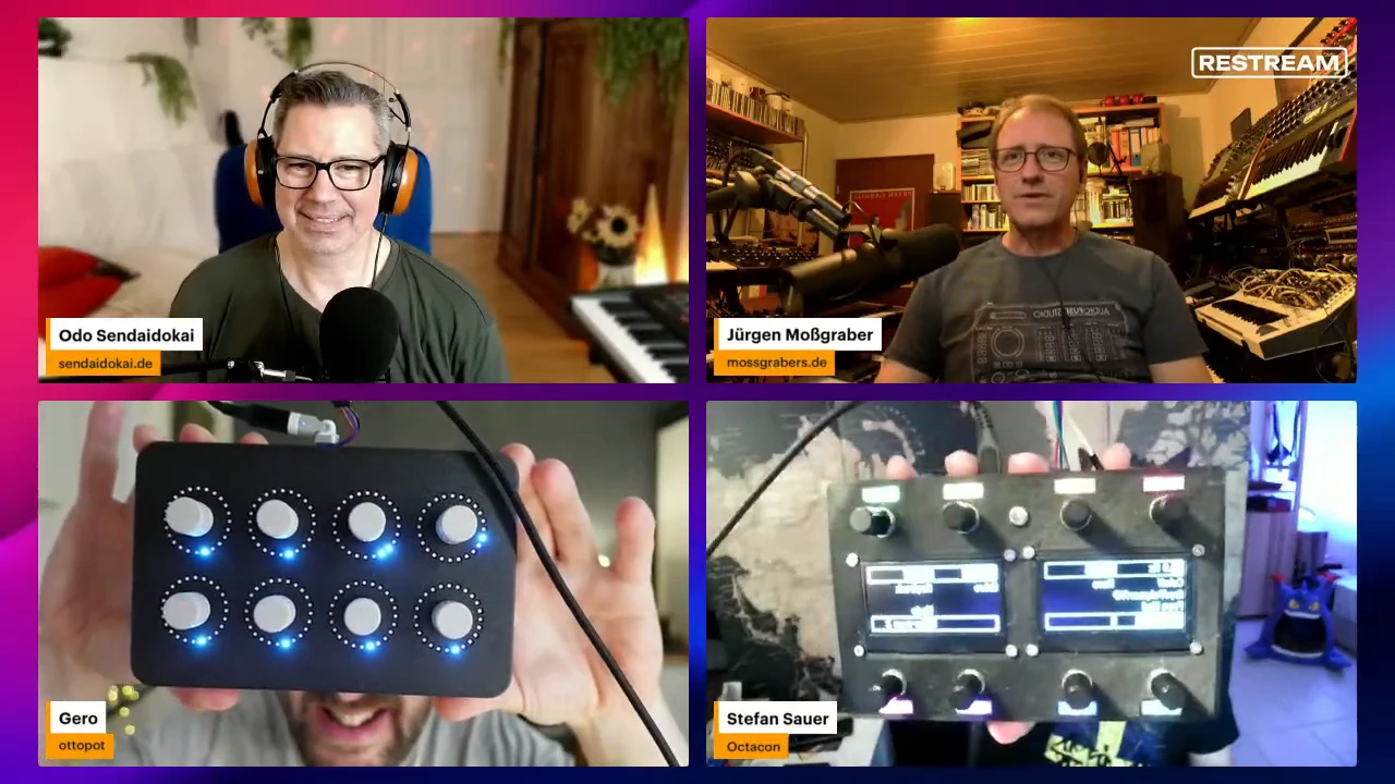 The two controllers - Ottopod and Octacon